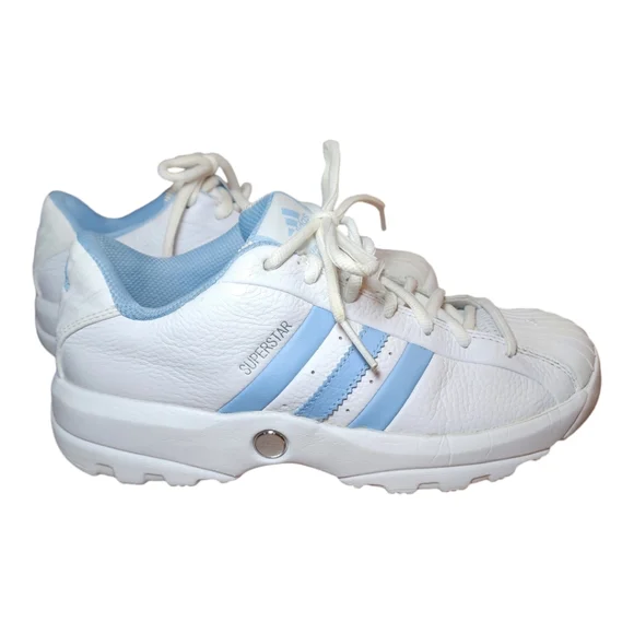adidas Shoes Adidas Superstar Collection 2g Light Blue Basketball Shoe Mens Size 9 Poshmark